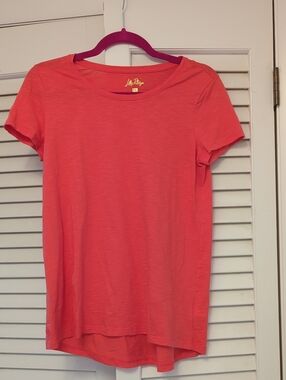 Lilly Pulitzer Coral Short-Sleeve Crewneck Tee